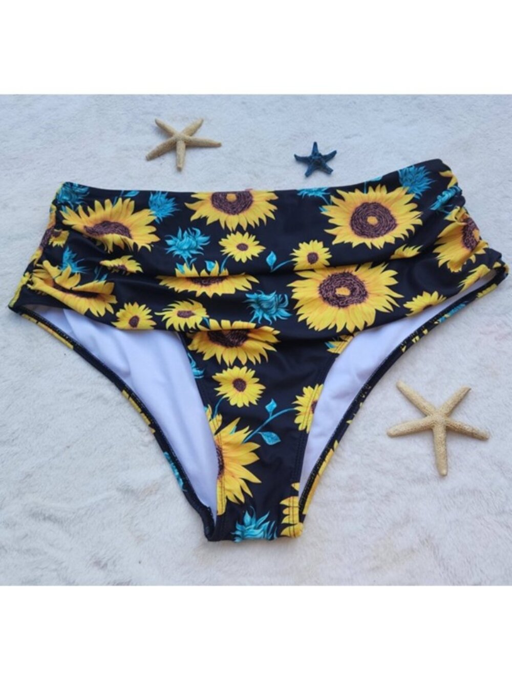 3XL Women's Plus Sunflower Bikini Bottom Bathing Suit Swimwear Beach Pool Sexy